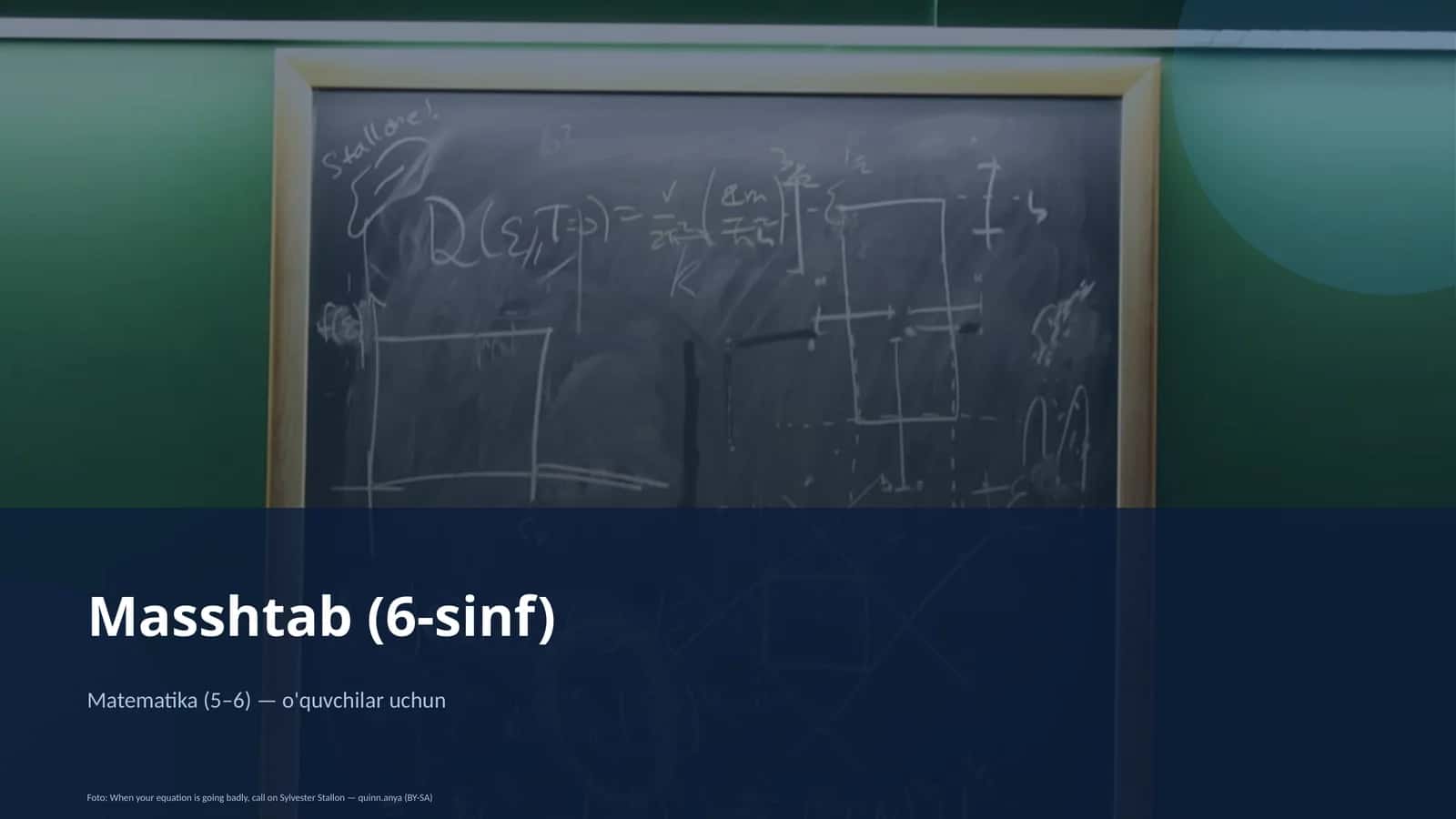 Masshtab (6-sinf)