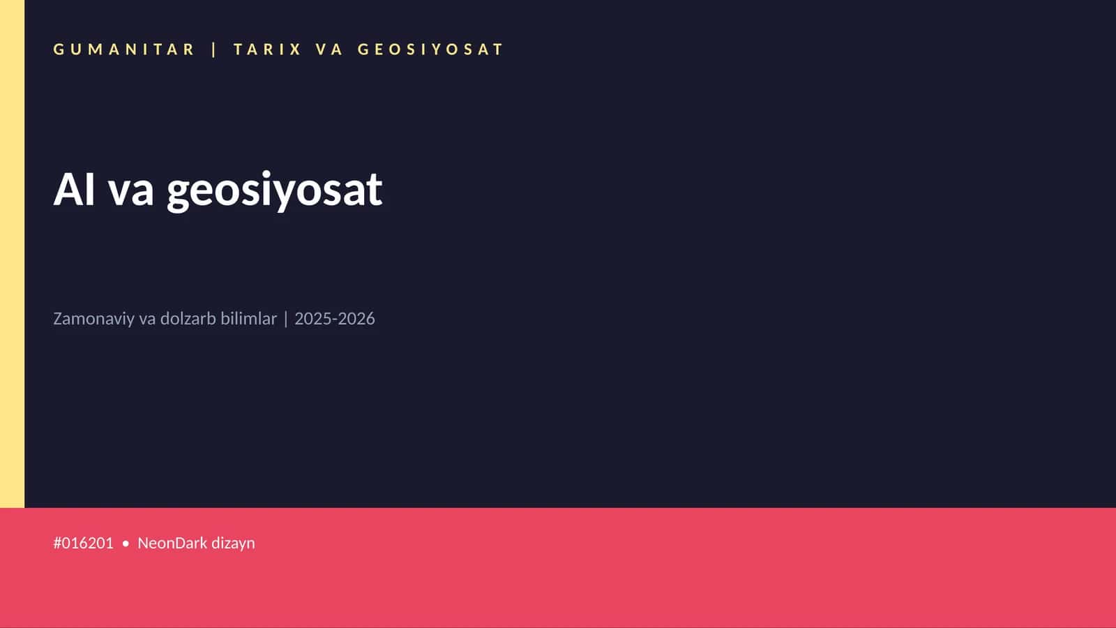 AI va geosiyosat