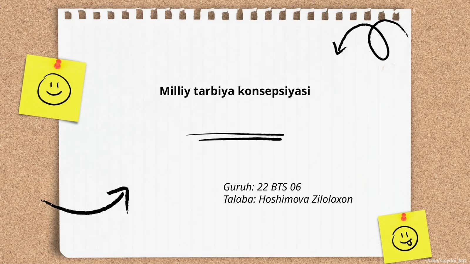 Milliy tarbiya konsepsiyasi