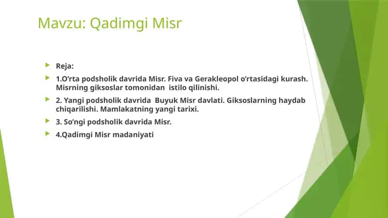 Qadimgi Misr