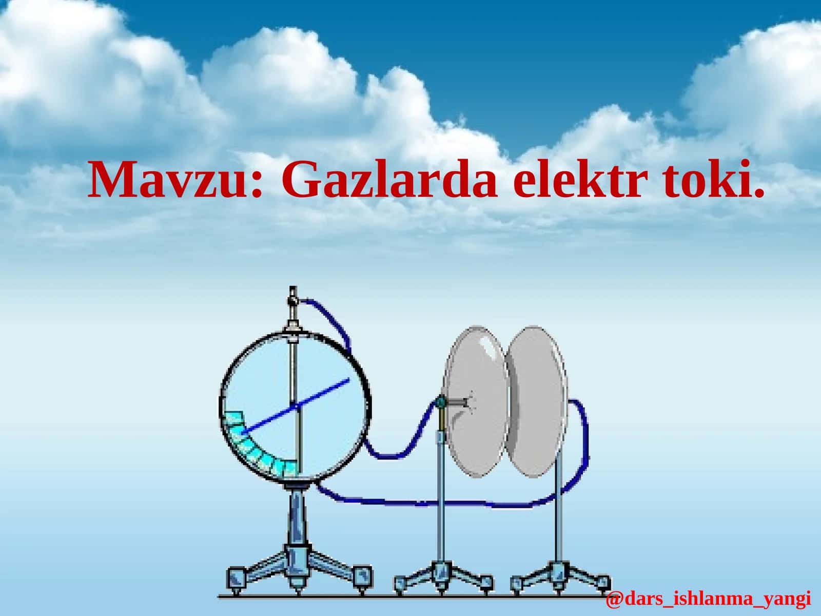 Gazlarda elektr toki