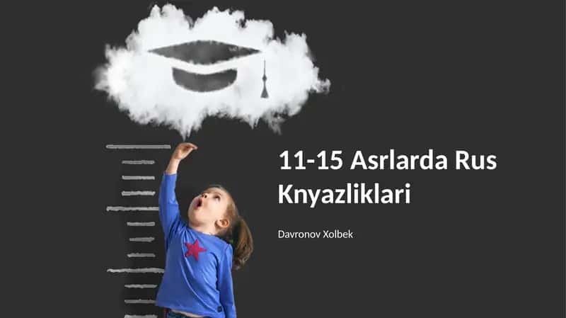 11-15 Asrlarda Rus Knyazliklari