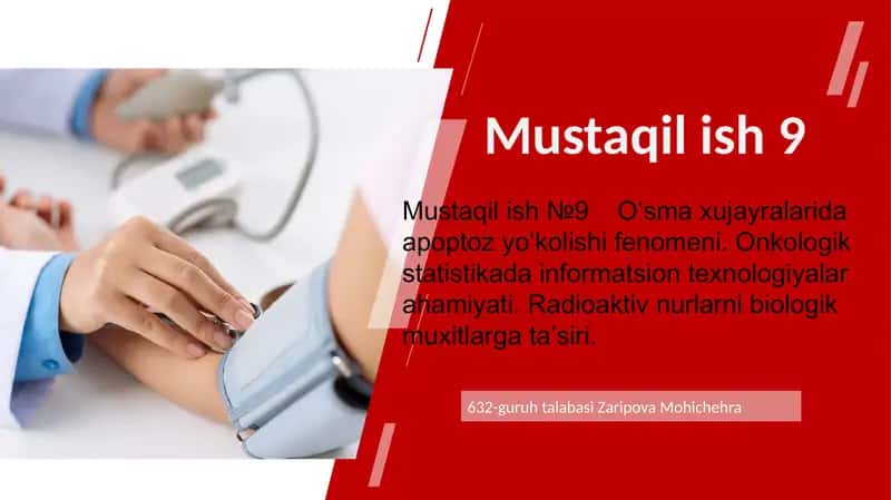 Mustaqil ish №9