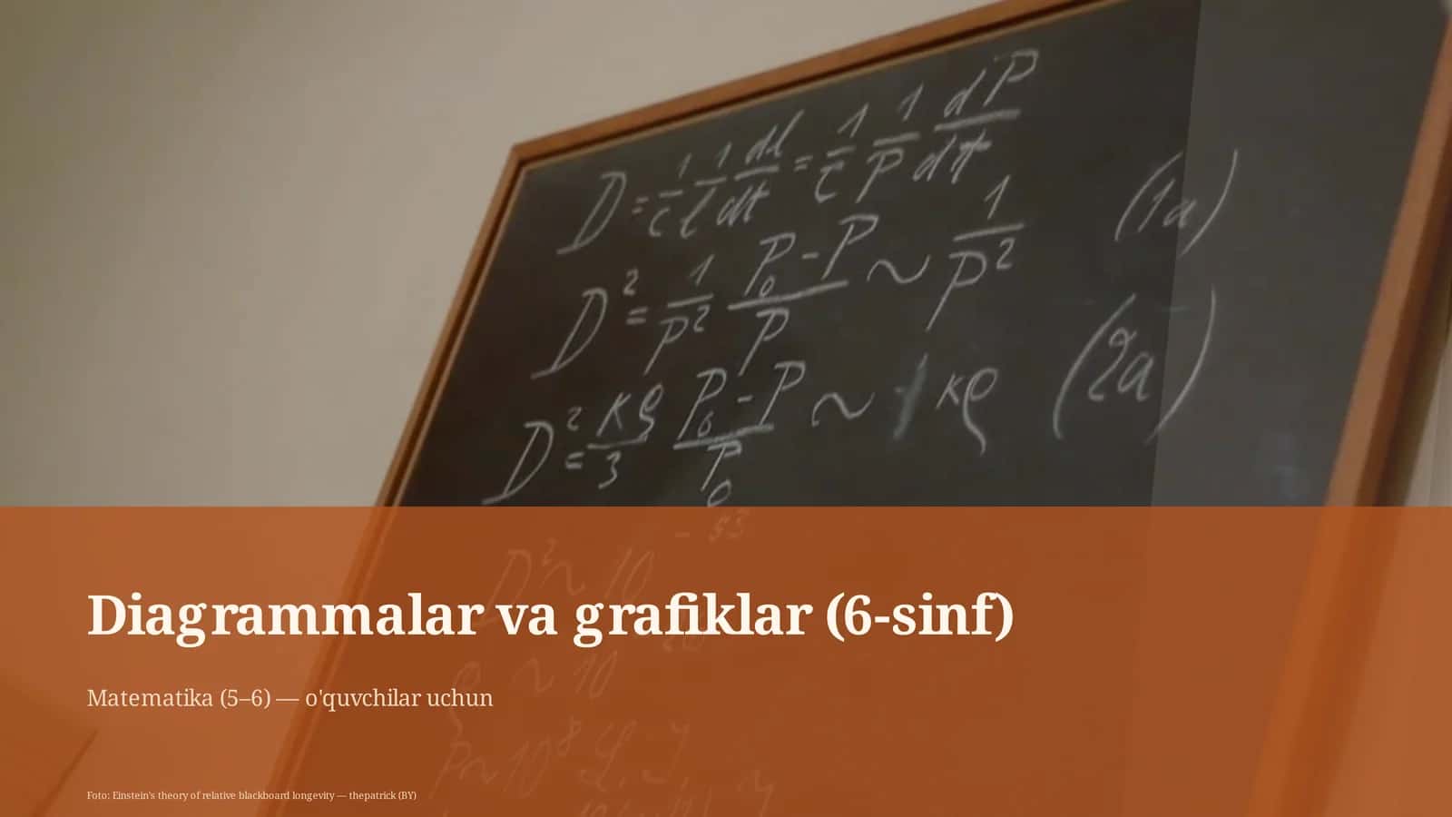 Diagrammalar va grafiklar (6-sinf)