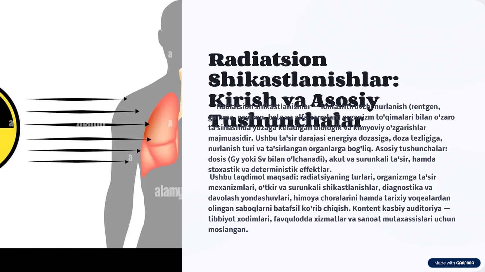Radiatsion Shikastlanishlar: Kirish va Asosiy Tushunchalar