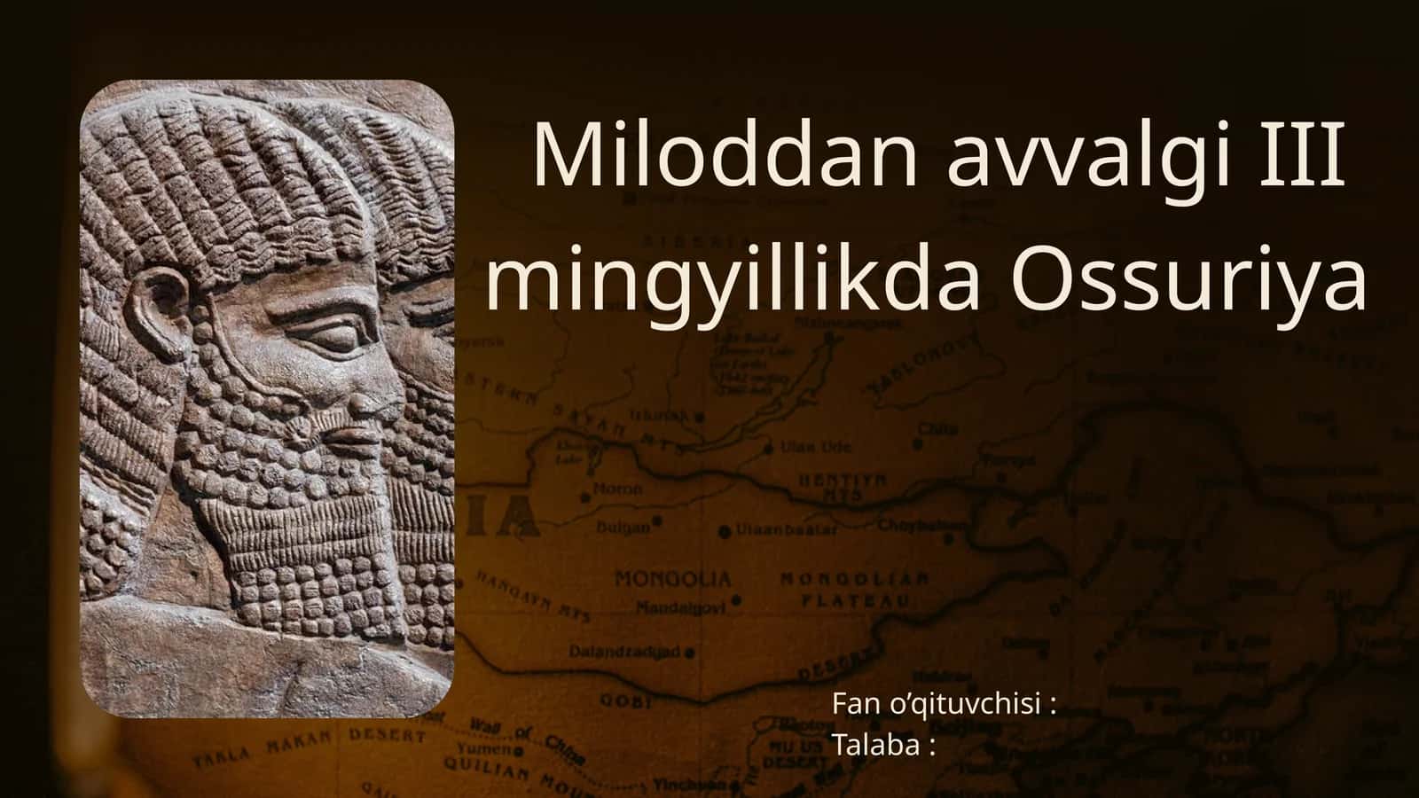 Miloddan avvalgi III mingyillikda Old Osiyo
