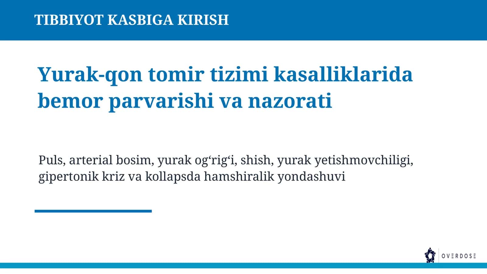 TIBBIYOT KASBIGA