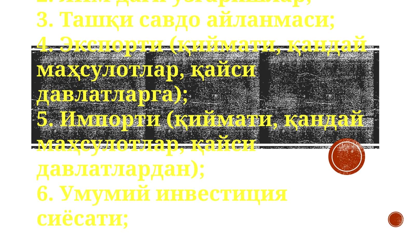 Tashqi savdo aylanmasi