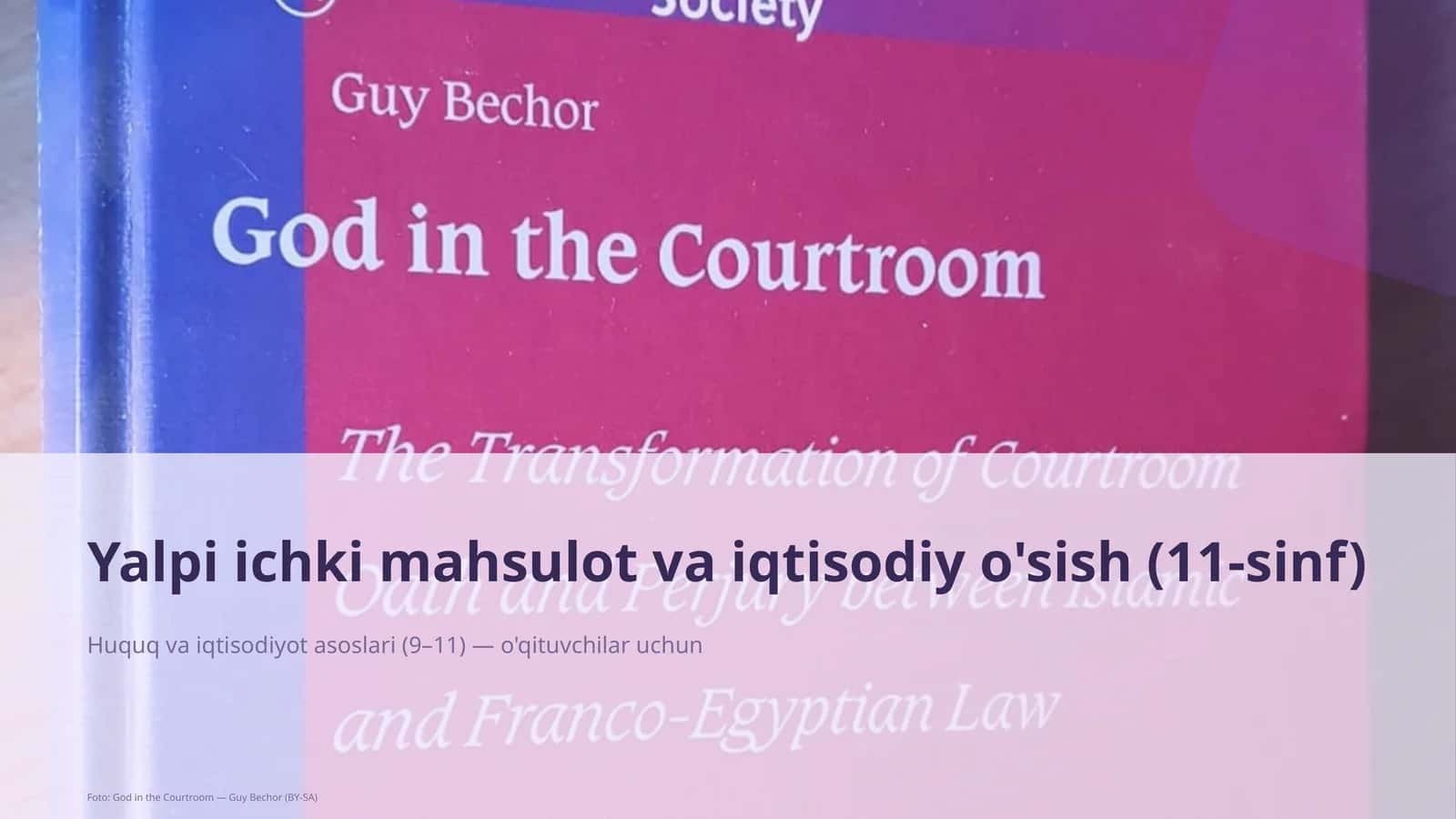 Huquq va iqtisodiyot asoslari (9–11) — o'qituvchilar uchun