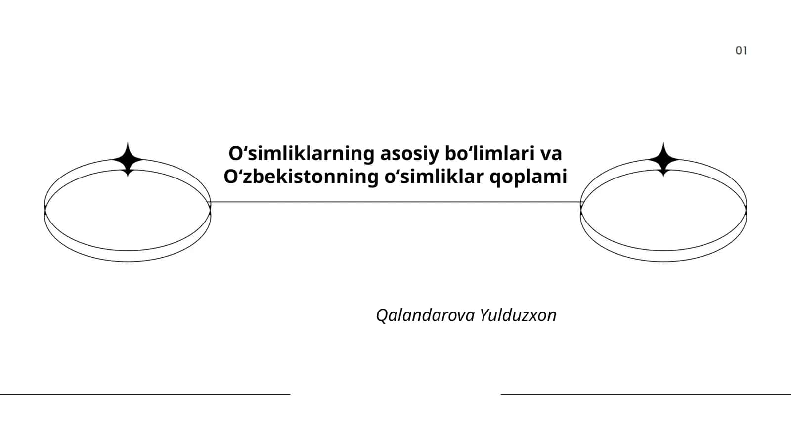 Oʻsimliklarning asosiy boʻlimlari va Oʻzbekistonning oʻsimliklar qoplami