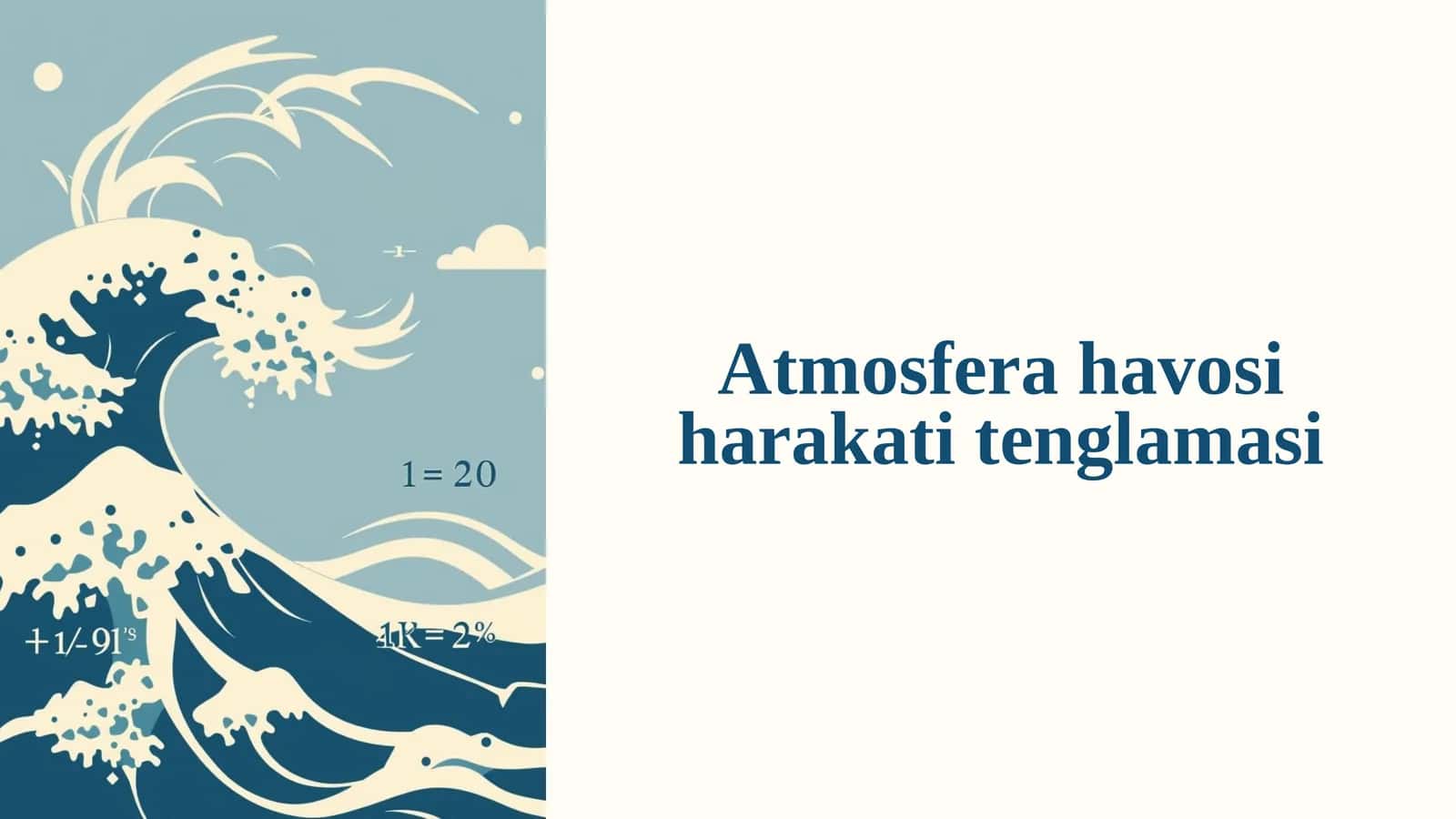Atmosfera havosi harakati tenglamasi