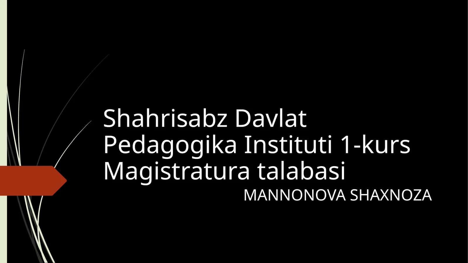 Oliy о‘quv yurtidan keyingi ta’lim