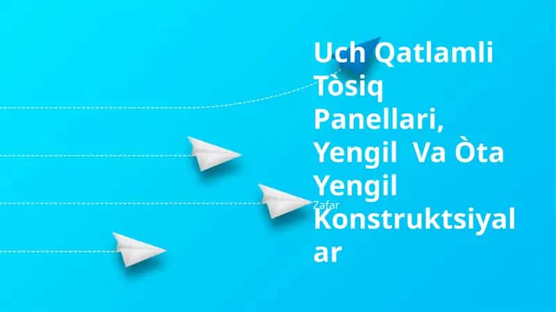 Uch Qatlamli Tòsiq Panellari, Yengil Va Òta Yengil Konstruktsiyalar