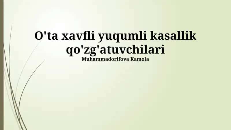 Ushbu patogenlarning tarqalishi va ta'siri