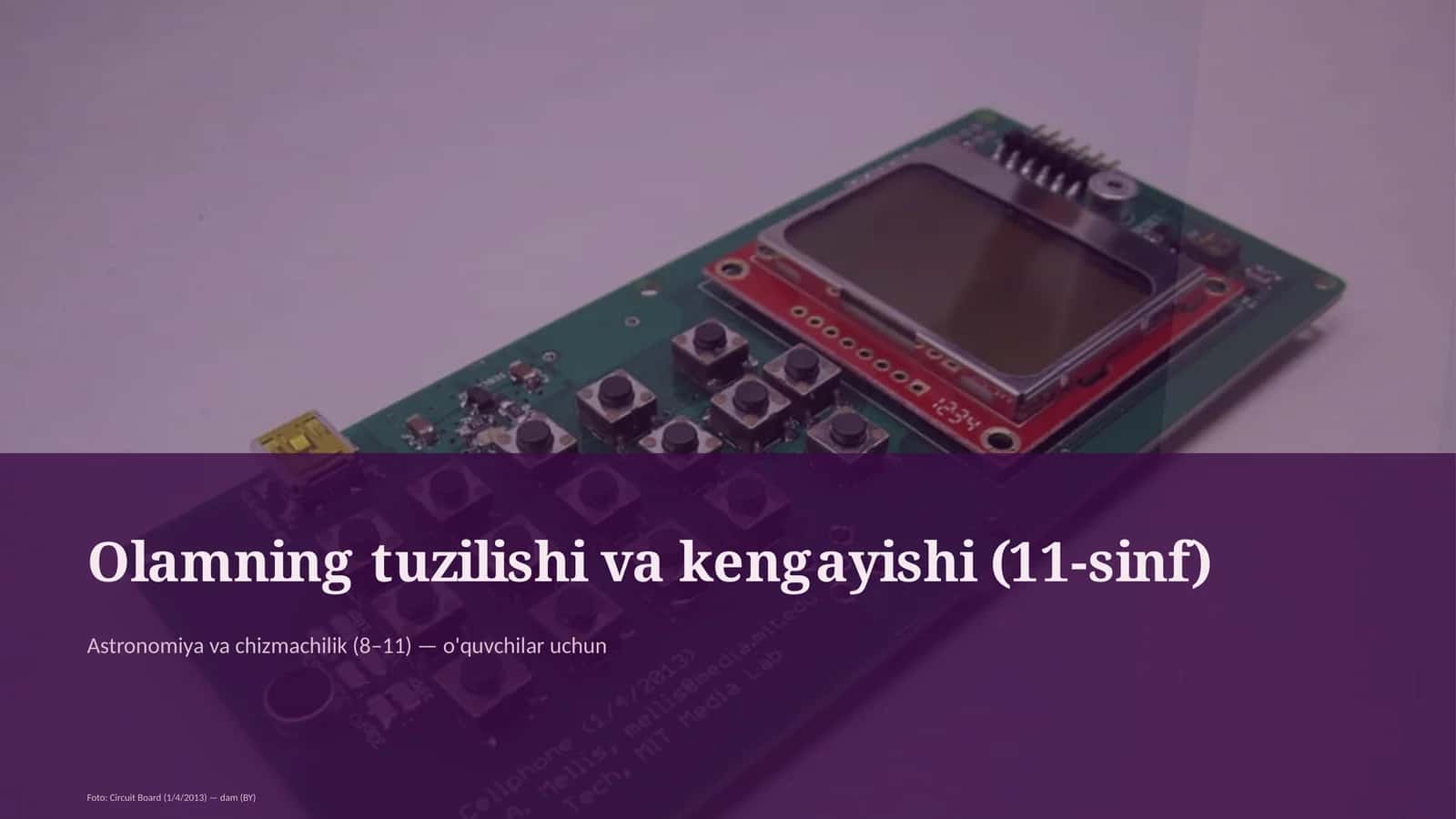 Olamning tuzilishi va kengayishi (11-sinf)