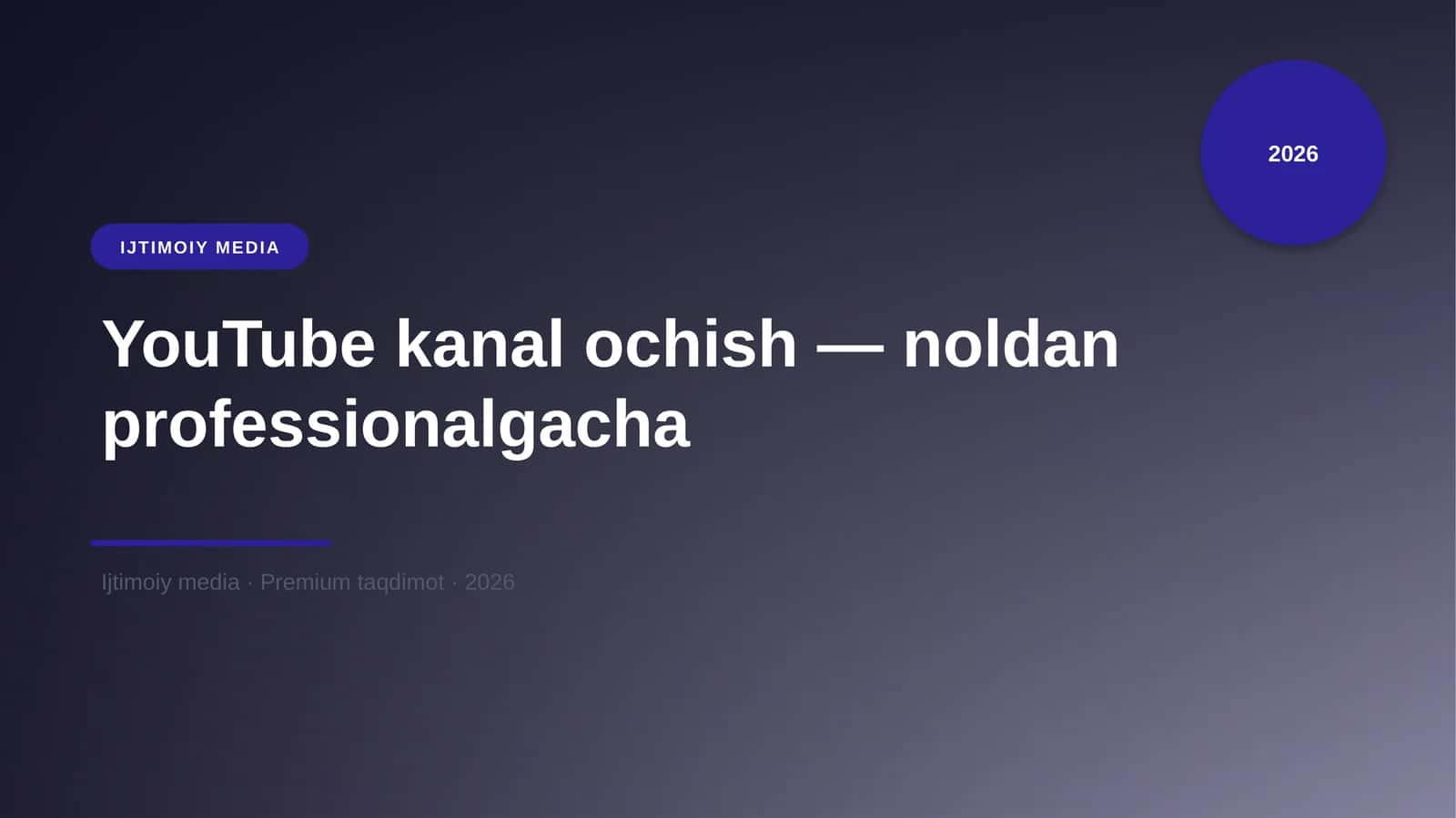 IJTIMOIY MEDIA