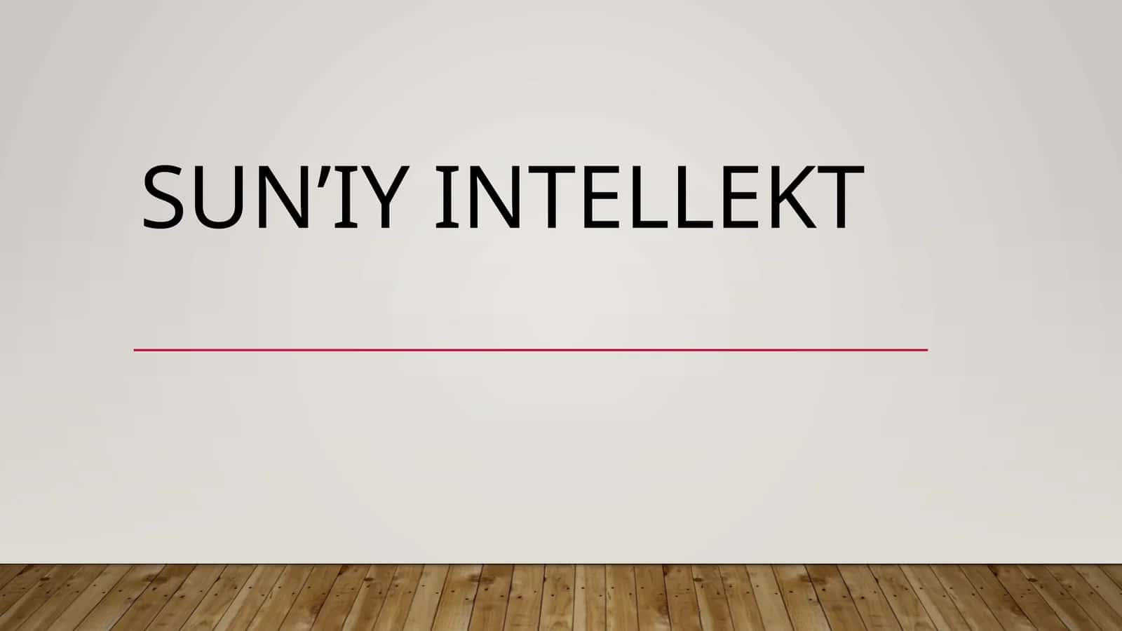 Sun’iyintellekt