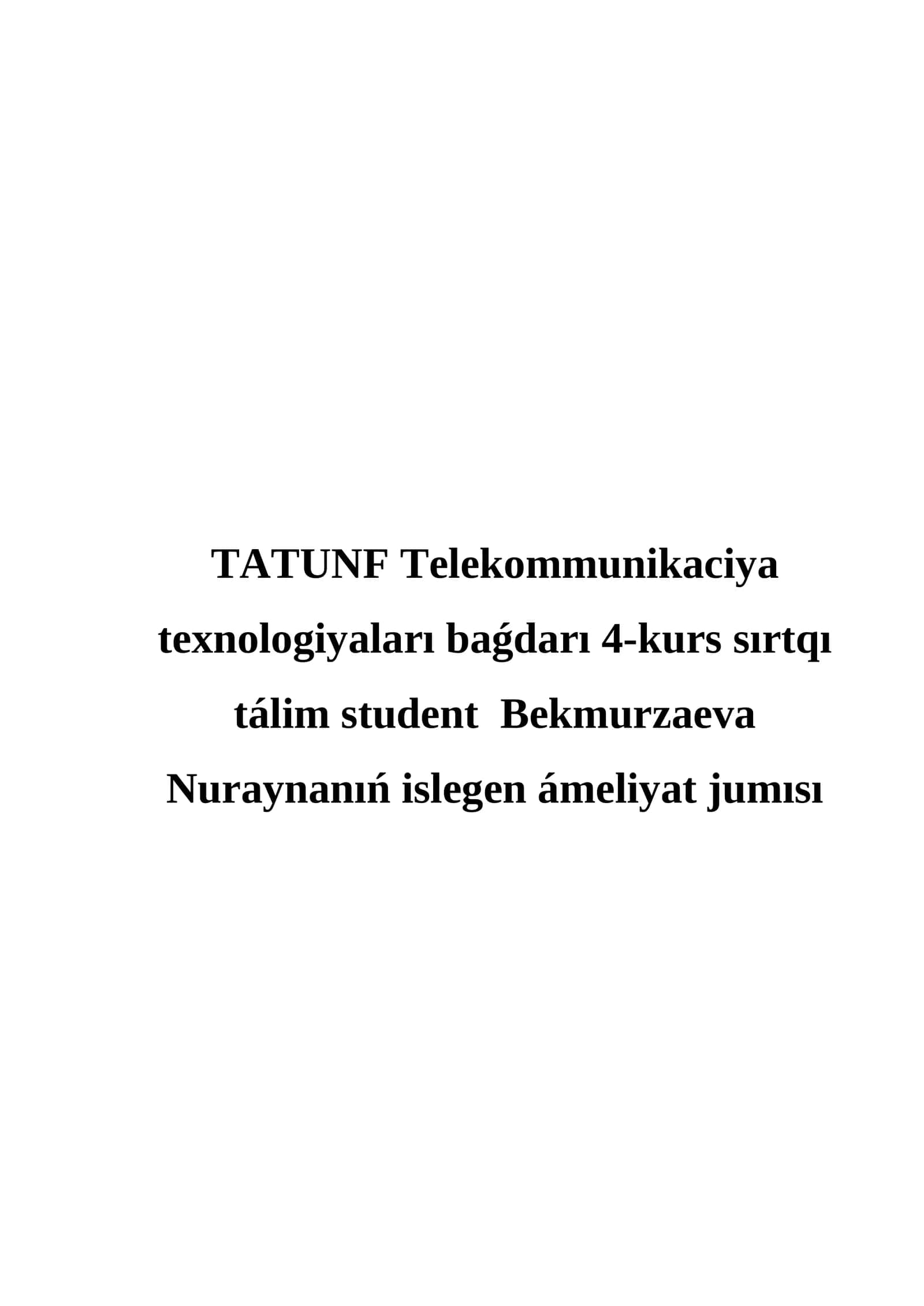 Excel programması haqqında túsinik