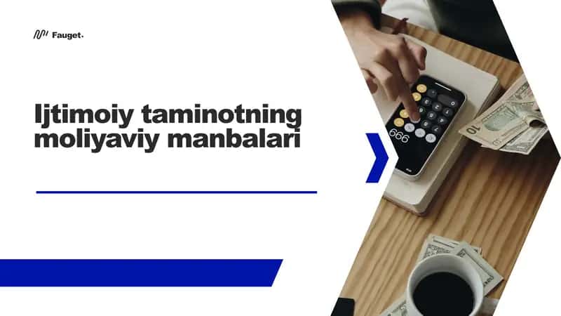 Ijtimoiy ta’minot tizimining moliyaviy manbalari