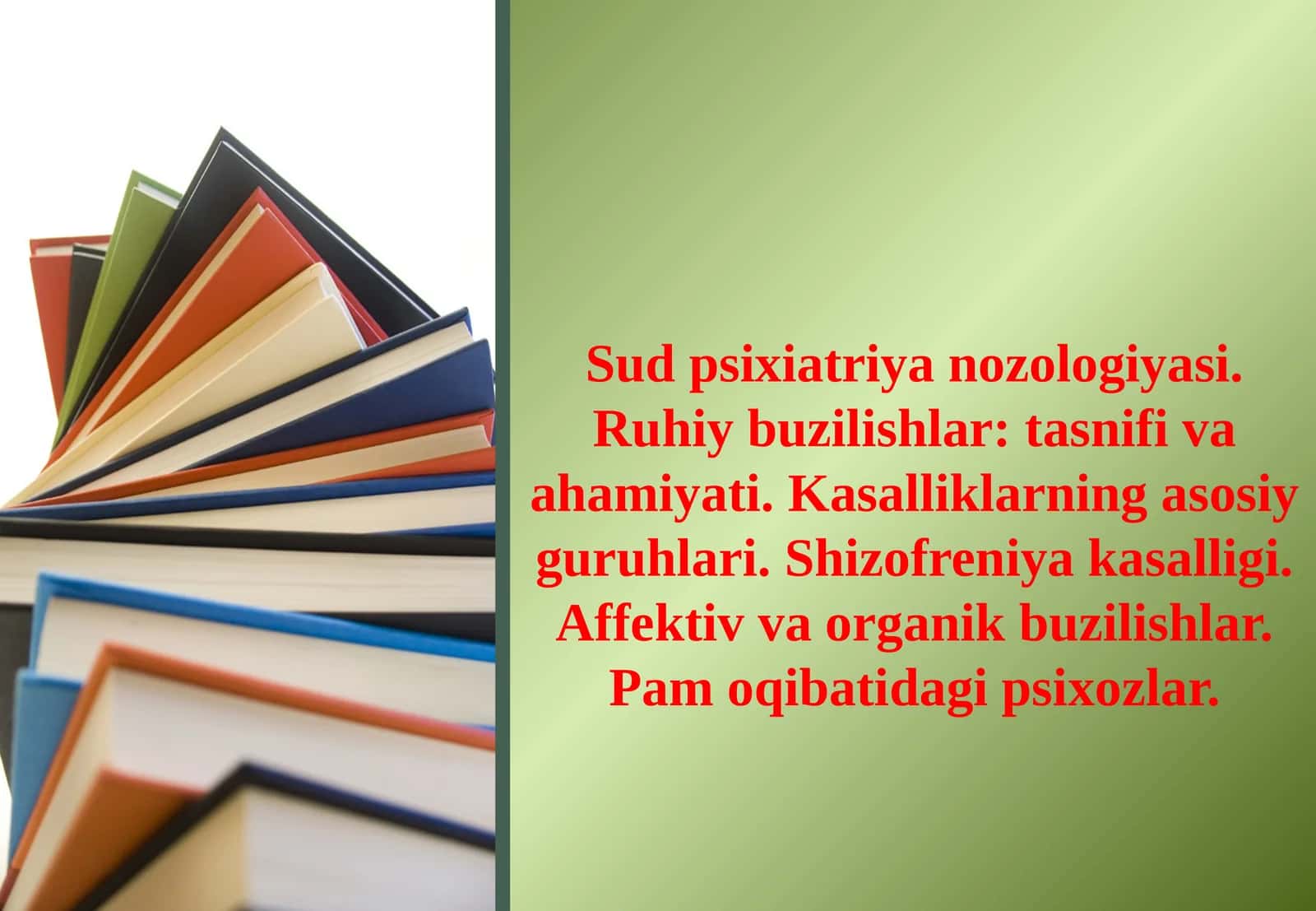 Sud_psixiatriya_nozologiyasi_Ruhiy_buzilishlar_tasnifi_va_ahamiyati.
