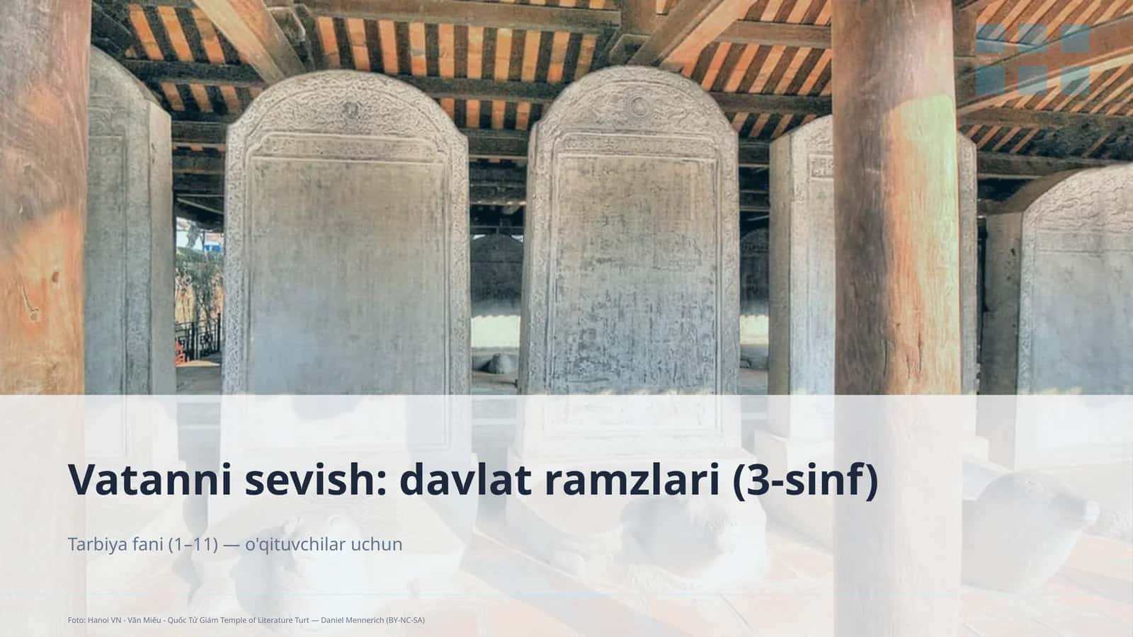 Vatanni sevish: davlat ramzlari (3-sinf)