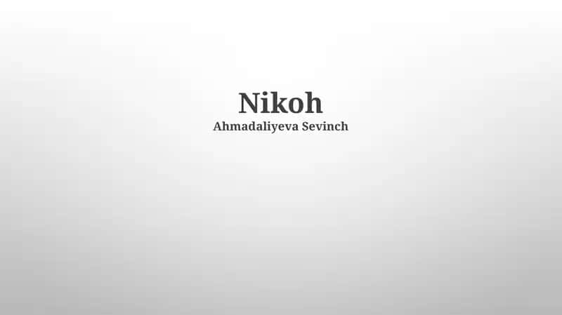 Nikoh