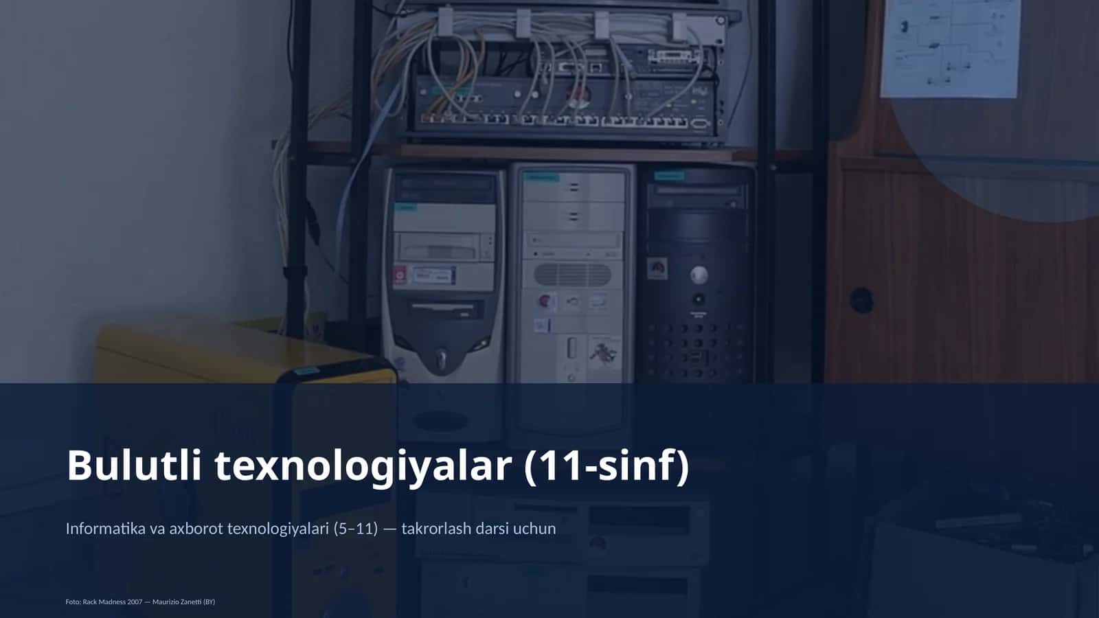 Bulutli texnologiyalar (11-sinf)