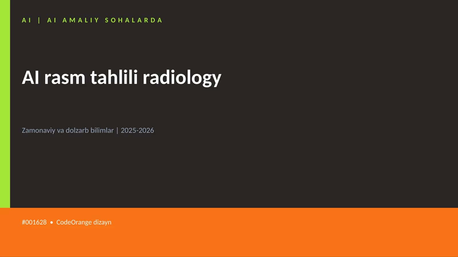 AI rasm tahlili radiology