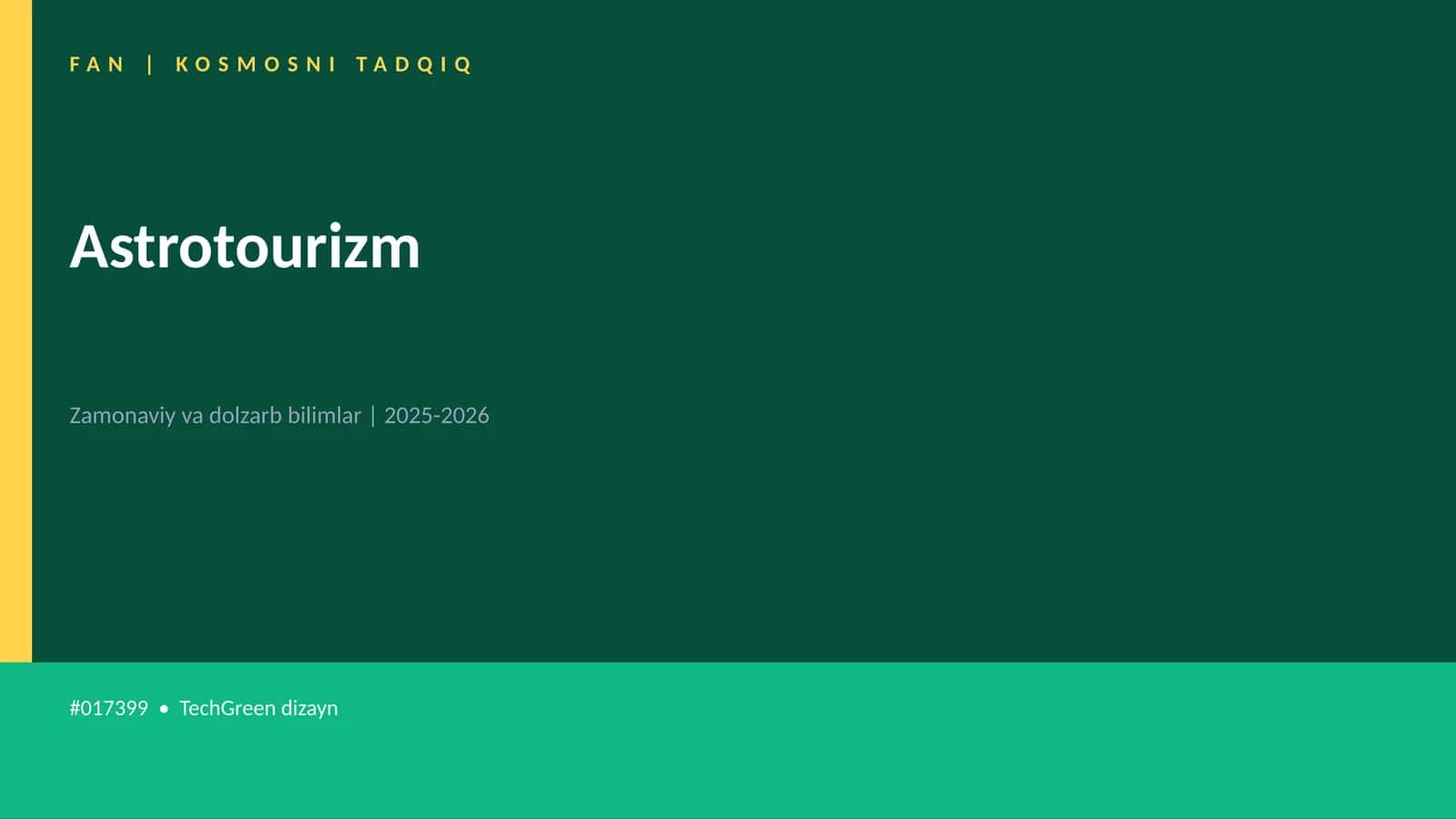 KOSMOSNI TADQIQ