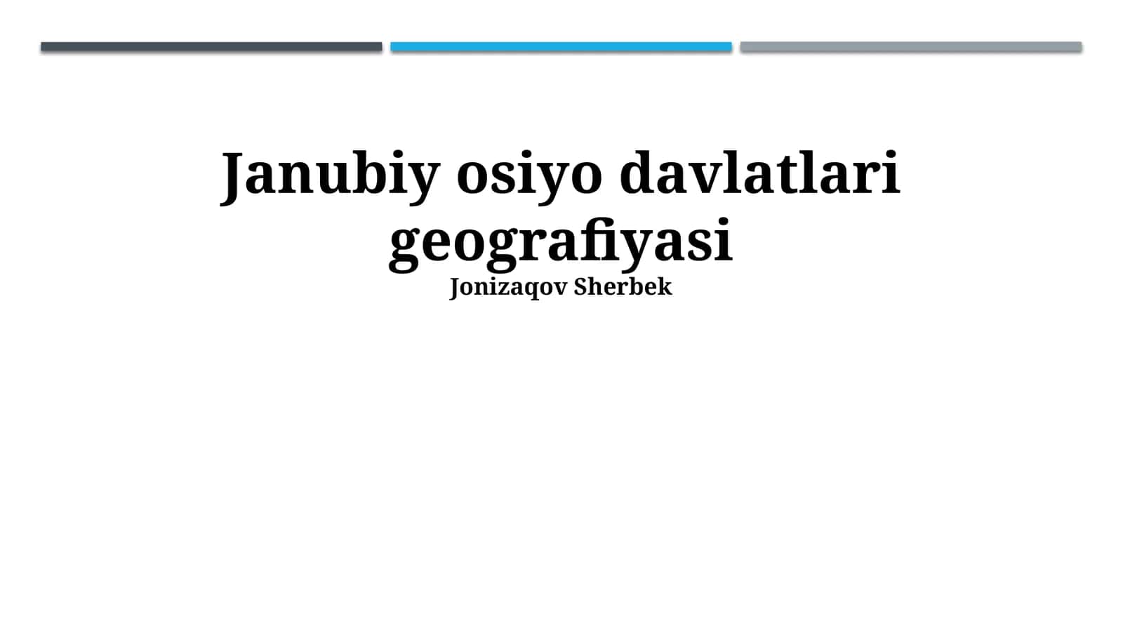 Janubiy osiyo davlatlari geografiyasi