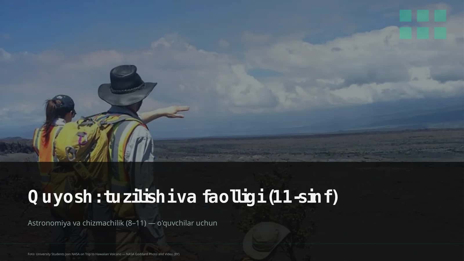 Quyosh: tuzilishi va faolligi (11-sinf)