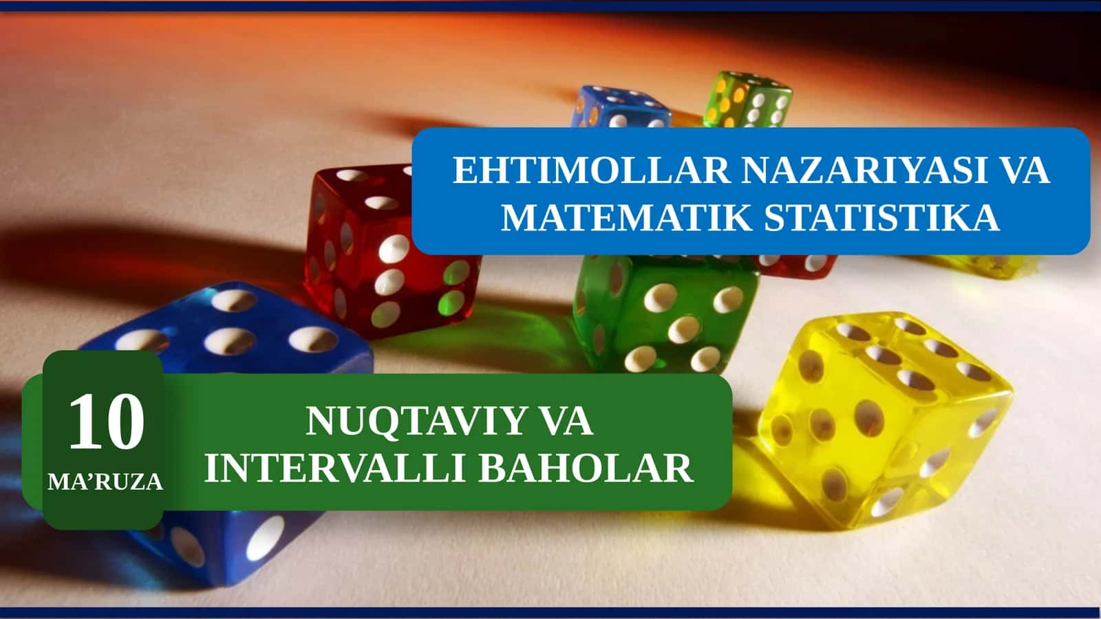 NUQTAVIY VA INTЕRVALLI BAHOLAR