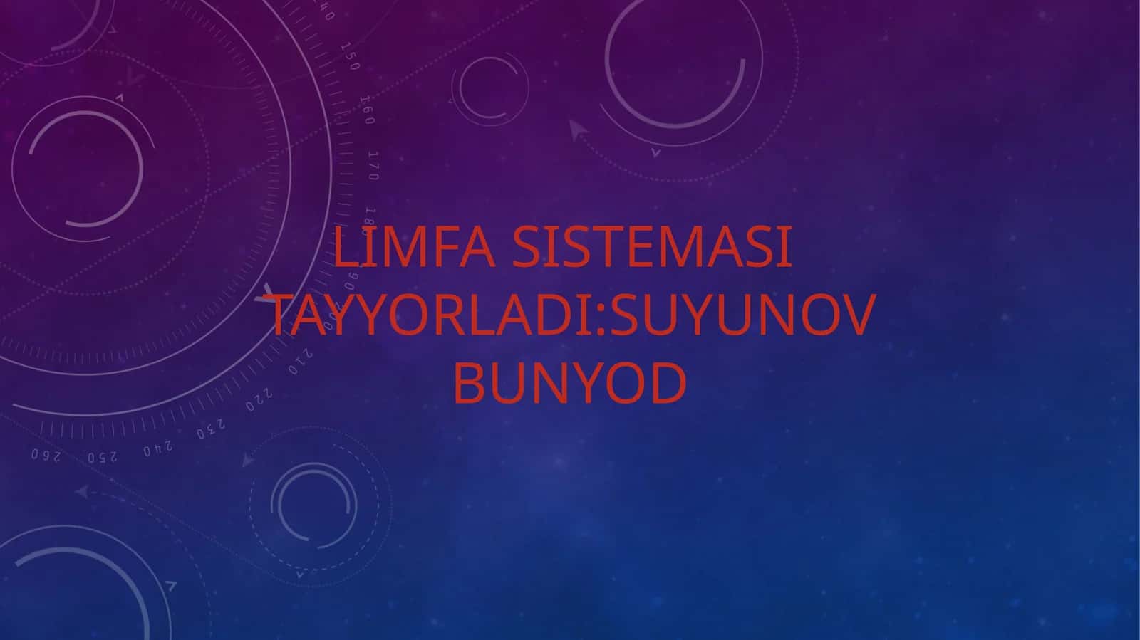Limfa sistemasi