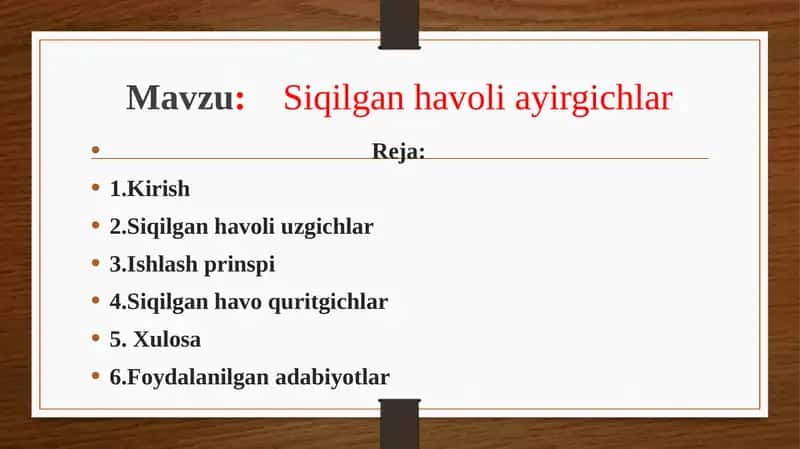 Siqilgan havolii uzgichlar