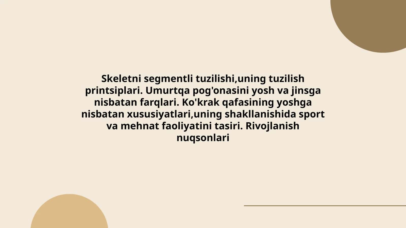 Skeletni segmentli tuzilishi