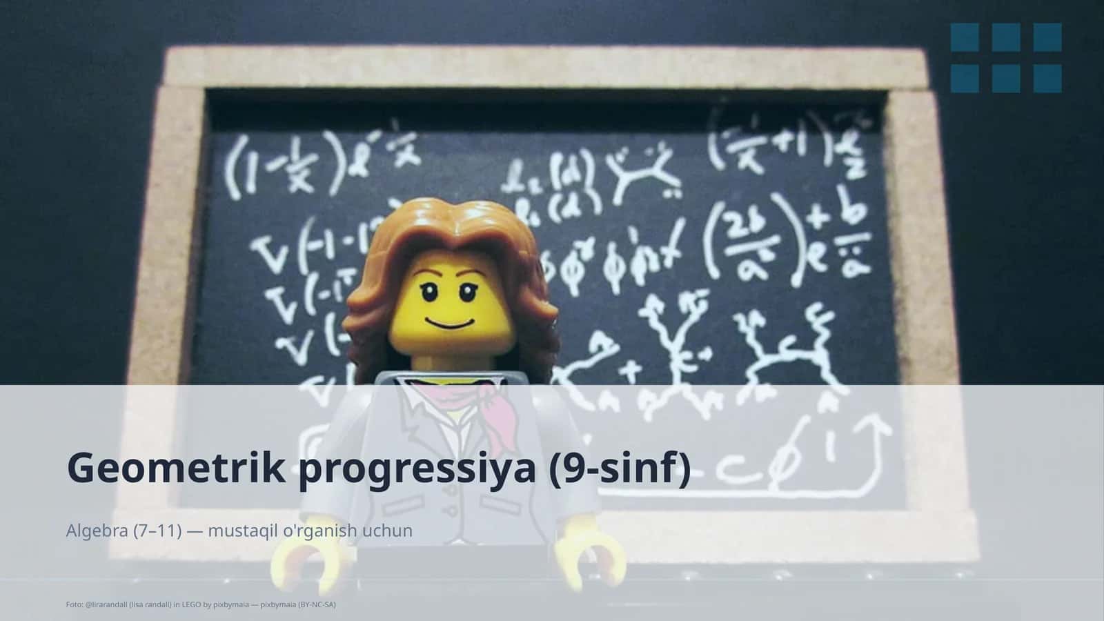 Geometrik progressiya (9-sinf)