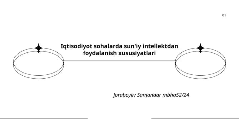Sun'iy Intellekt va Raqamli Iqtisodiyot