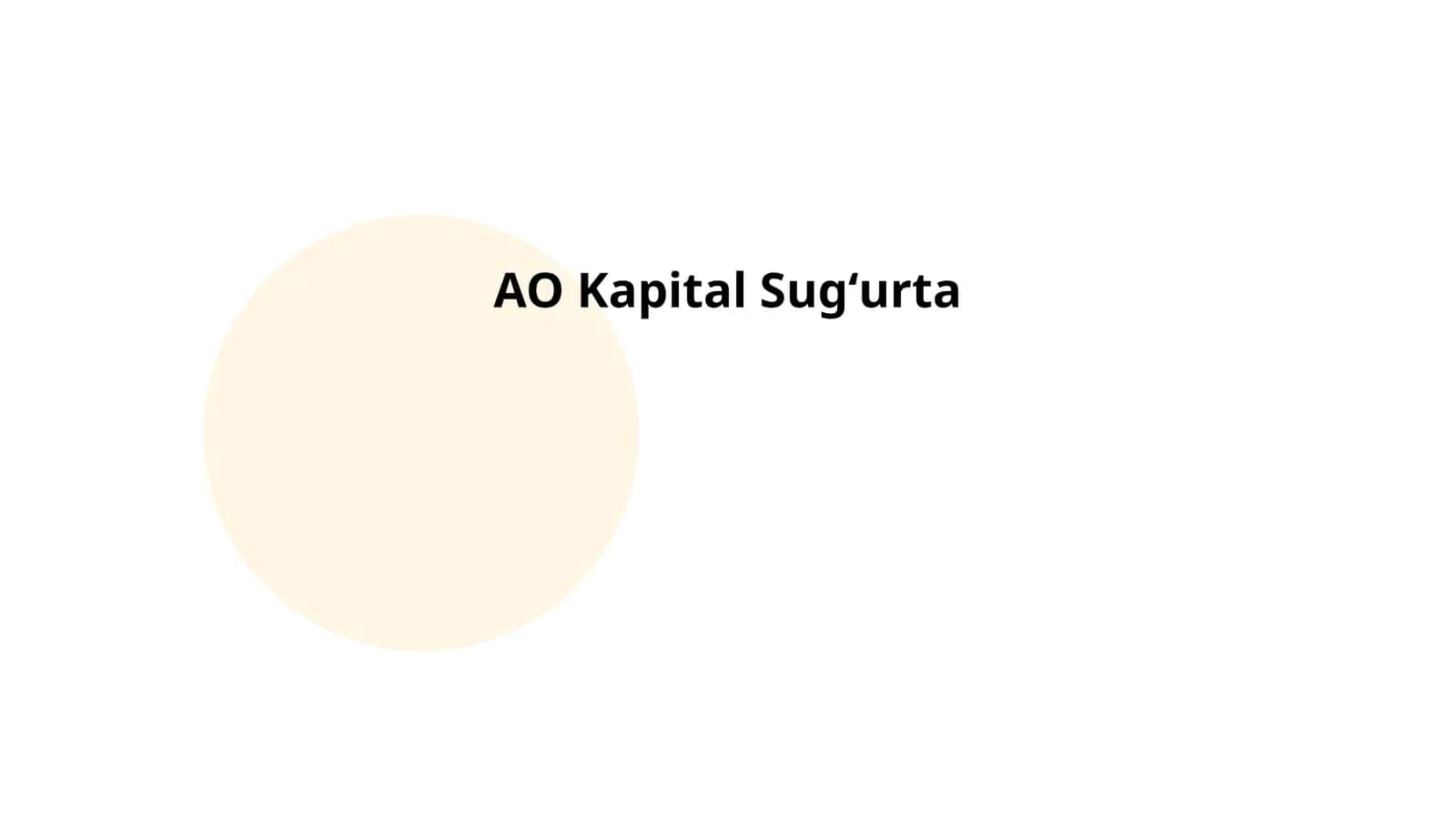 AO Kapital Sugʻurta