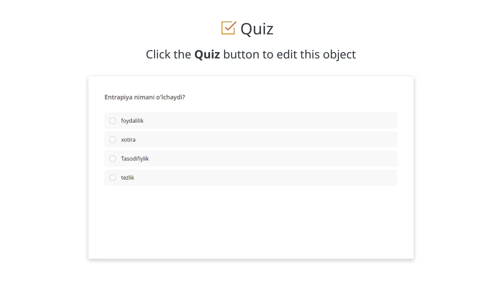 Quiz