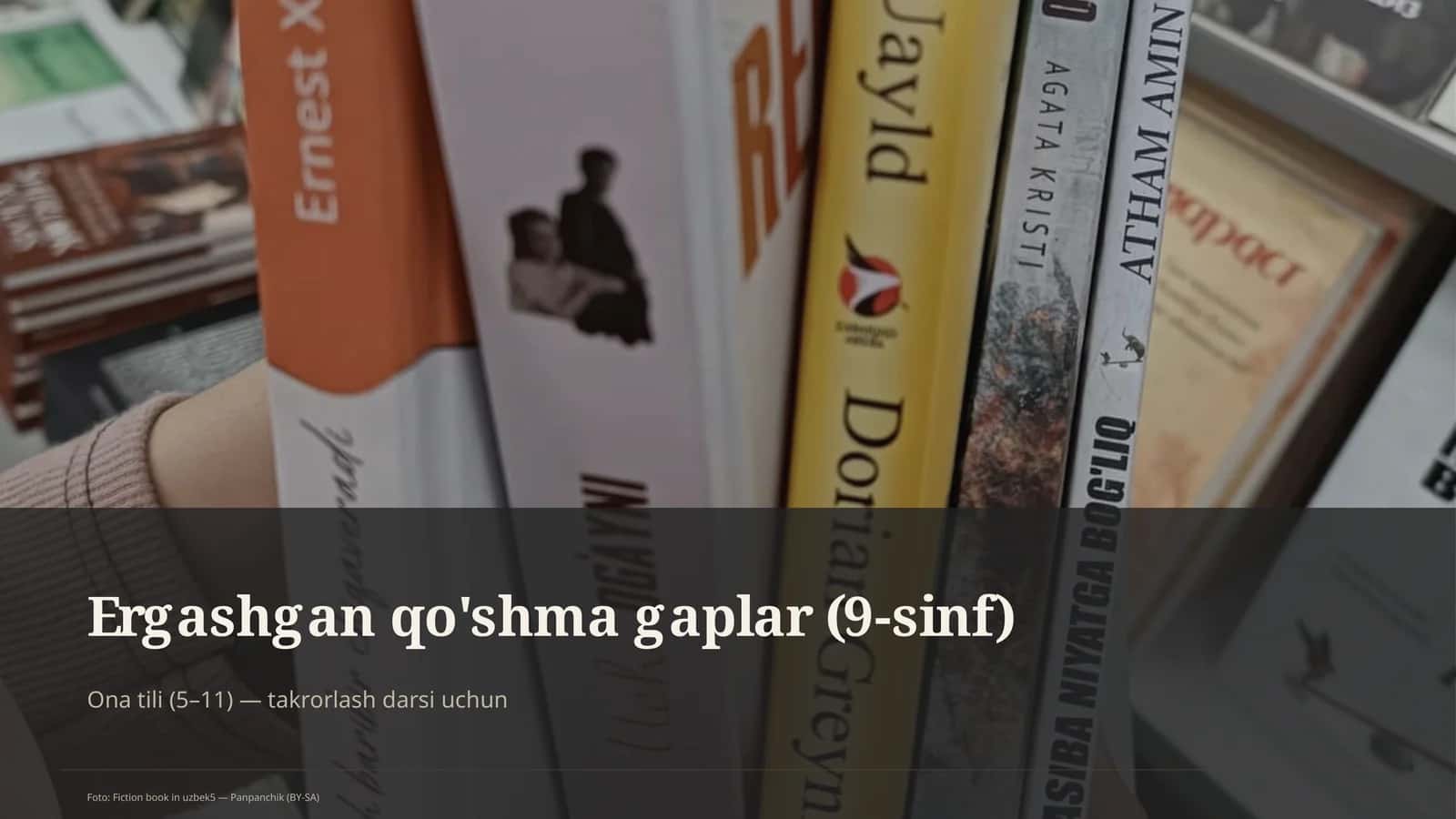 Ergashgan qo'shma gaplar (9-sinf)
