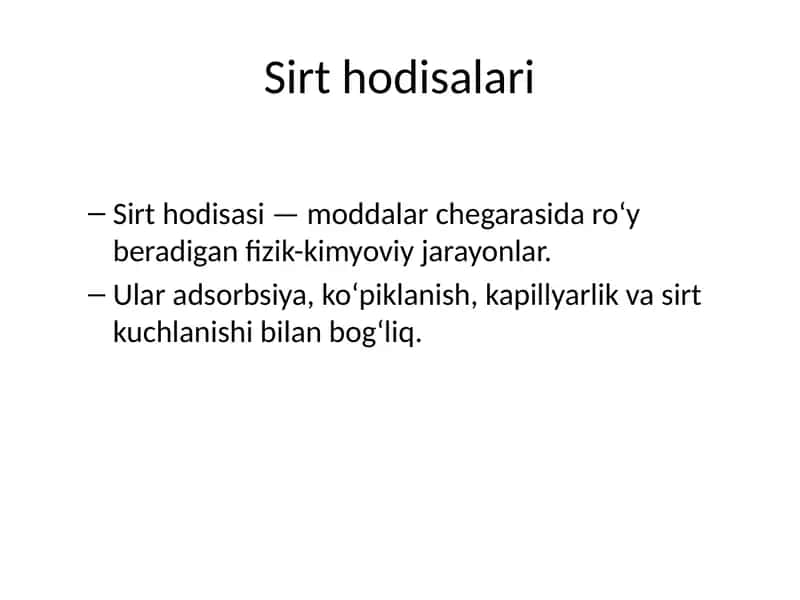 Sirt hodisalari