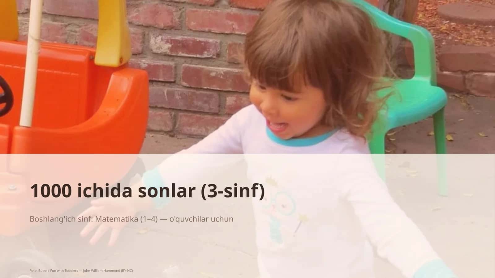 1000 ichida sonlar (3-sinf)