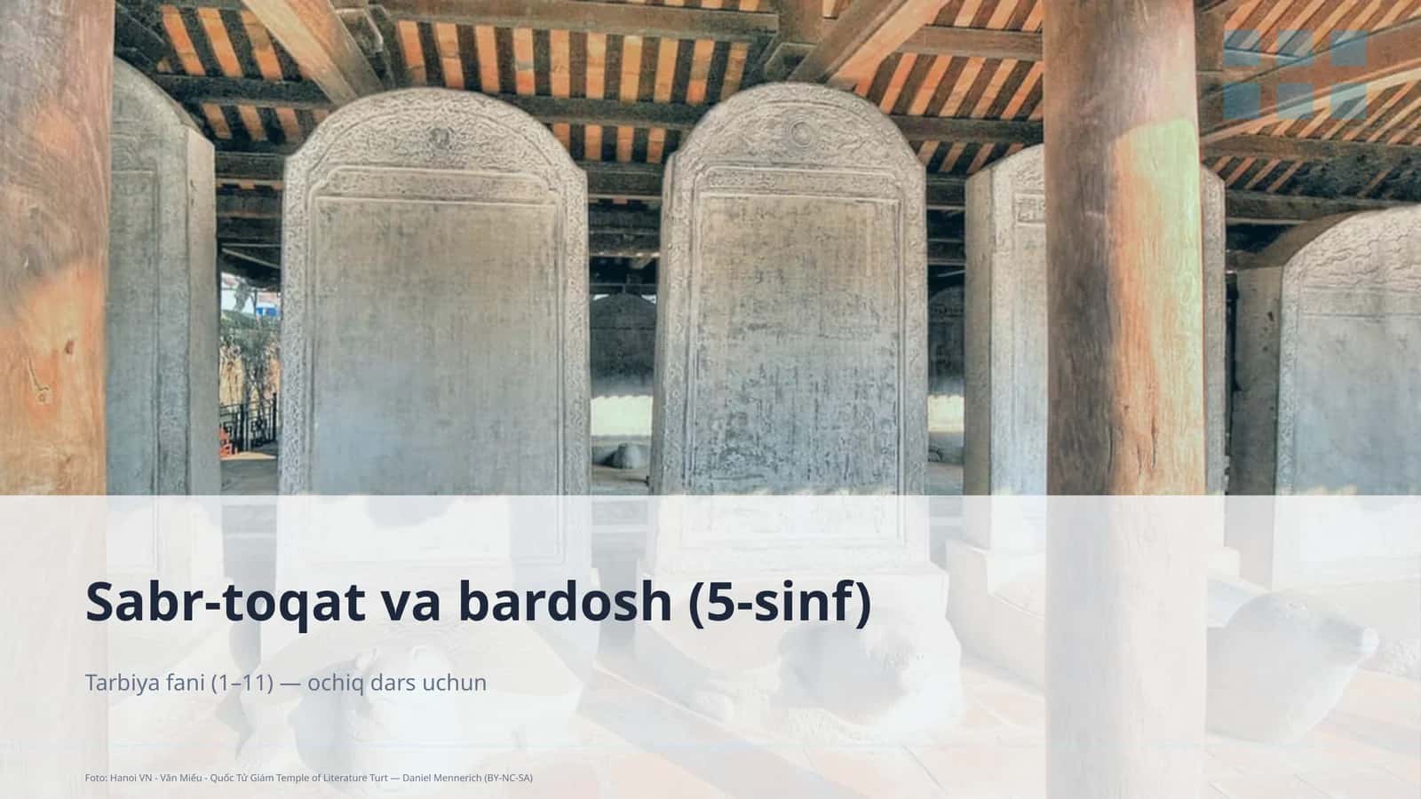 Sabr-toqat va bardosh (5-sinf)