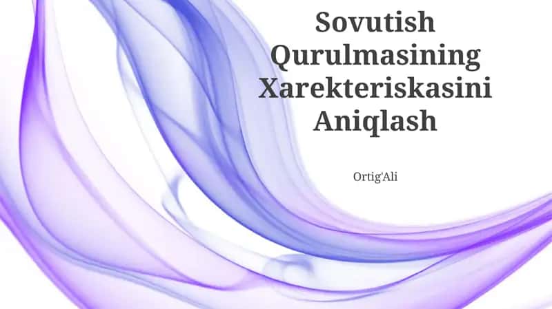 Sovutish Qurulmasi