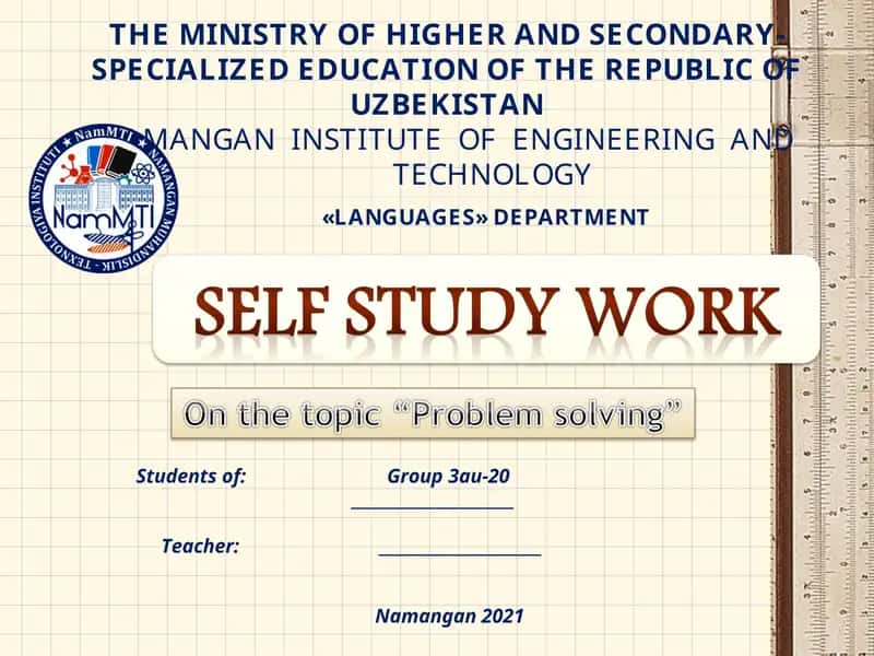 Problem Solving