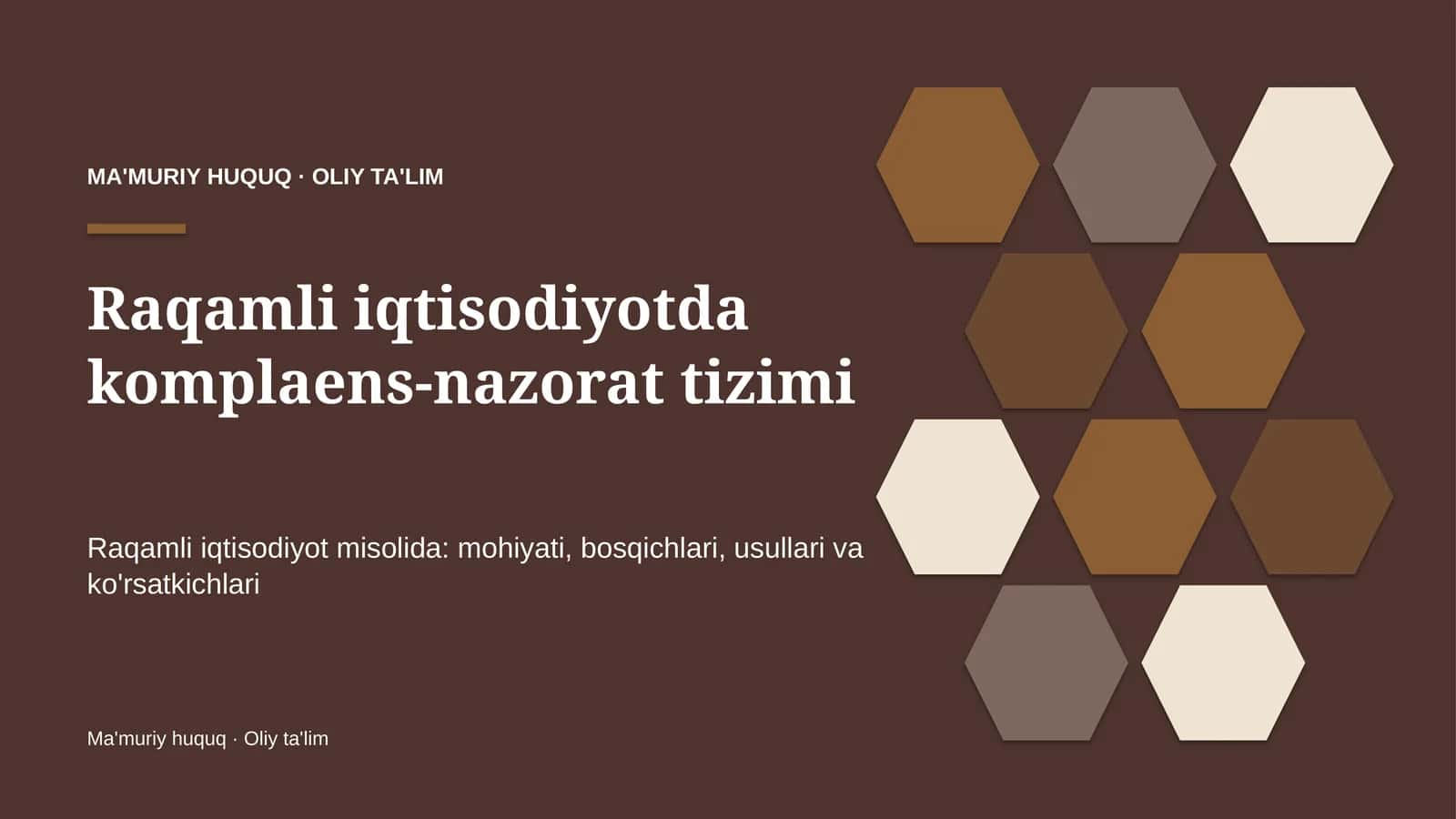 raqamli iqtisodiyotda komplaens nazorat tizimi 7545