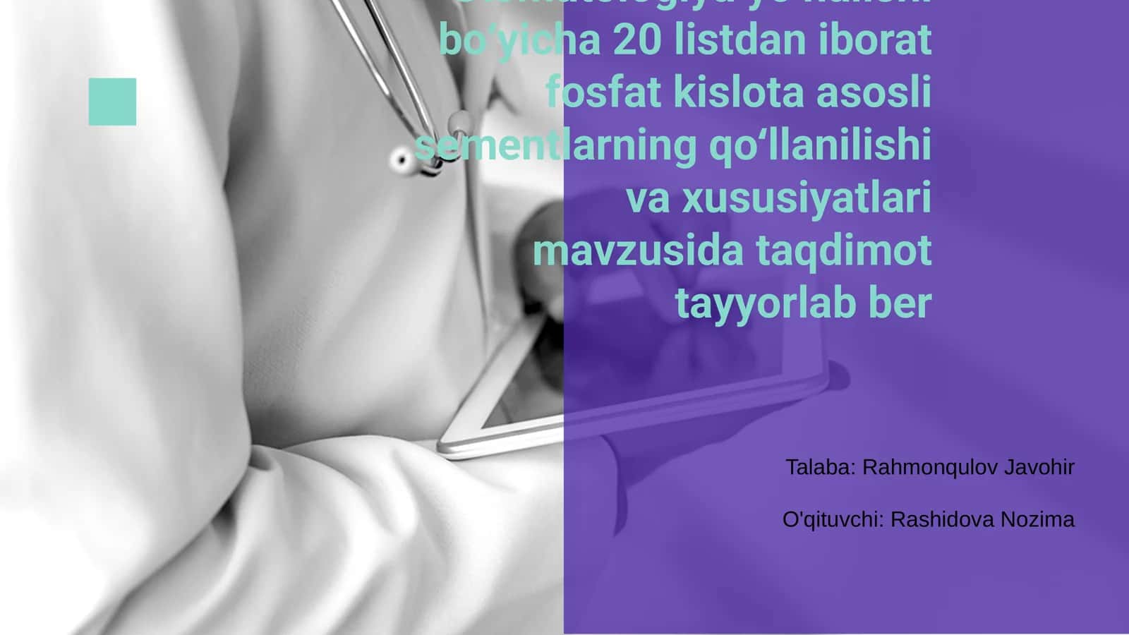 Fosfat kislota asosli sementlar