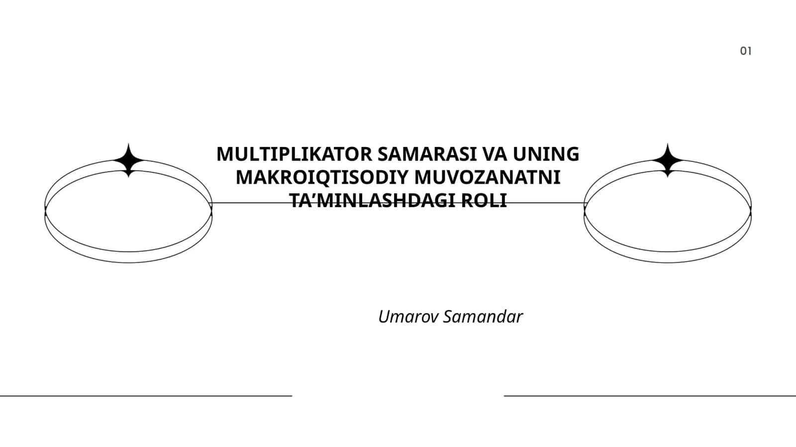 Multiplikator samarasi va uning makroiqtisodiy muvozanatni taʼminlashdagi roli