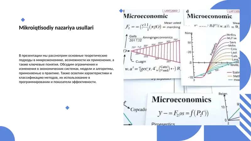 Mikroiqtisodiy nazariya usullari