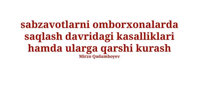 Fungal kasalliklar va ularga qarshi kurash